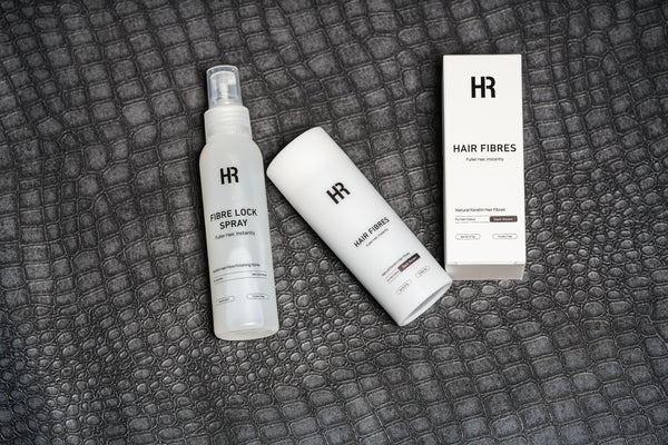 Thicker Hair Kit – Keratin Hair Fibres (27.5g) + Fibre Locking Spray (120ml)